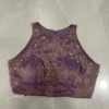 Purple Gold Foil Blouse