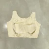 Ivory Satin Structured Blouse