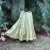 Mint Green Shimmer Flared Navratri Lehenga with Tassel Detailing